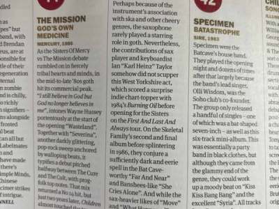 UNCUT (UK) – The 200 Greatest Goth Albums&nbsp;(2025)